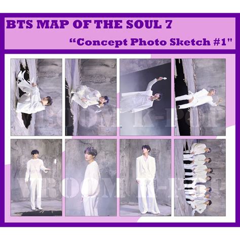 Jual STIKER BTS MAP OF THE SOUL : 7 Concept Photo Sketch / STIKER KPOP BTS MAP OF THE SOUL : 7 ...