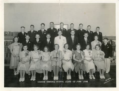 Greece Central School Class of 1938 - Town of Greece Historical Images