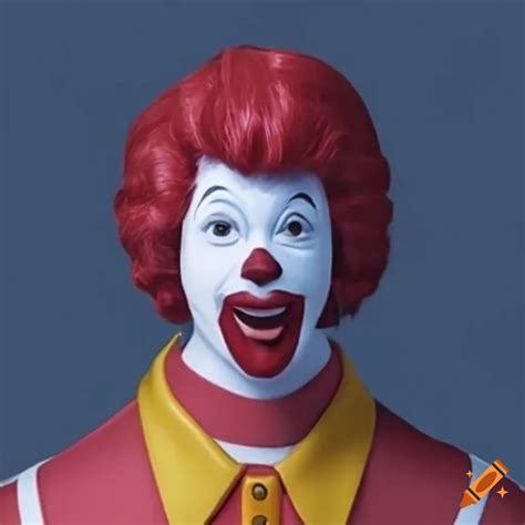 Funny image of ronald mcdonald following someone on Craiyon