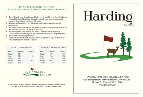 Harding Golf Course - L.A. City Golf Courses