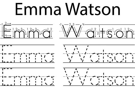 Cursive Name Tracing Fonts Free Download - Dot to Dot Name Tracing Website