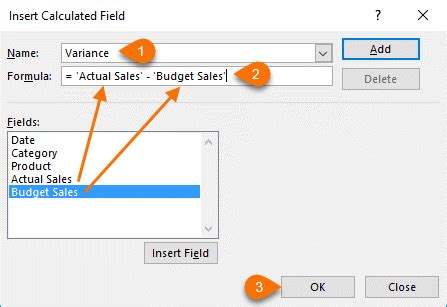 Excel PivotTable Calculated Field Filtered 的图像结果