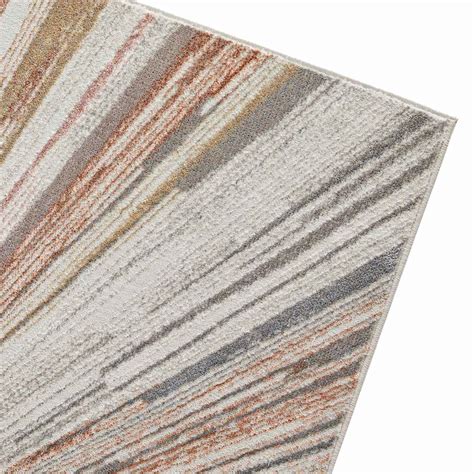 Crestline Neutral Grey Abstract Rug 5x7 | At Home
