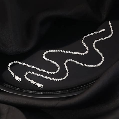 Thin Silver Rope Chain Anklet for Women