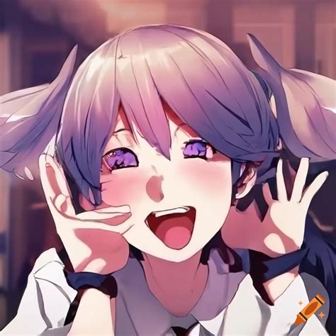 Anime Girl Laughing