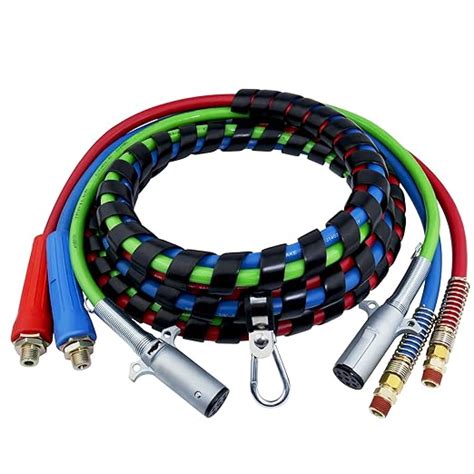 Dazakoot 12FT Air Line Hose Kit, 3-in-1 ABS Wrap Air Line, Air Line Kit ...