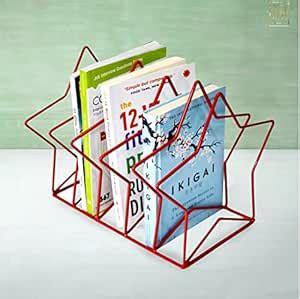 Tranquil Square Star Shape Book Holder Metal Stand | Magazine ...