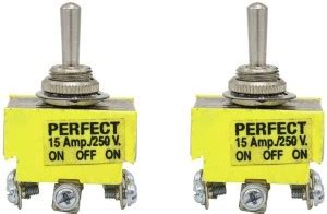Electronic Spices TEN1322 15A 250V 6 PIN DPCO HEAVY DUTY METAL BODY ...