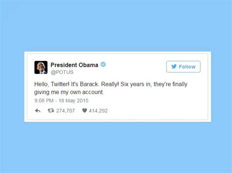 What happens to Obama's Twitter handle when he leaves office - Other ...