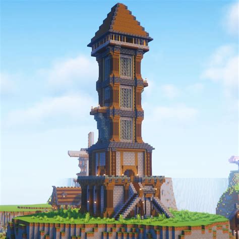 Image result for Minecraft Medieval Tower Tutorial