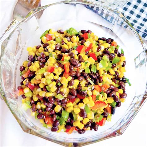 Black Bean and Corn Salad Recipe - Lana’s Cooking
