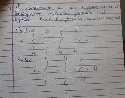 what is isomerism write the isomer of butane - Brainly.in
