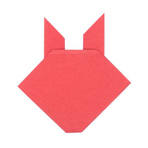 Origami Rabbit Head 的图像结果