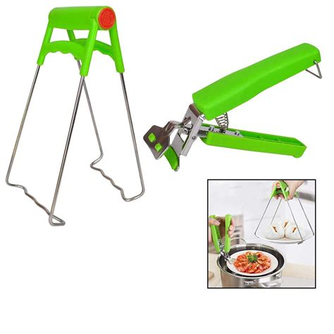 Kitchen Hot Plate Gripper, Stainless Steel Bowl Clip (2 Pcs Set) – DeoDap