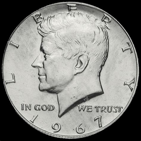USA 1967 Kennedy Silver Half Dollar