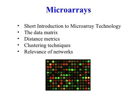 Microarray Analysis Explained 的图像结果
