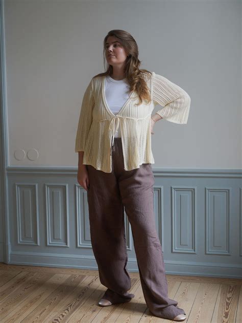 Linen Pants Brown - Tall - Brown | Djerf Avenue