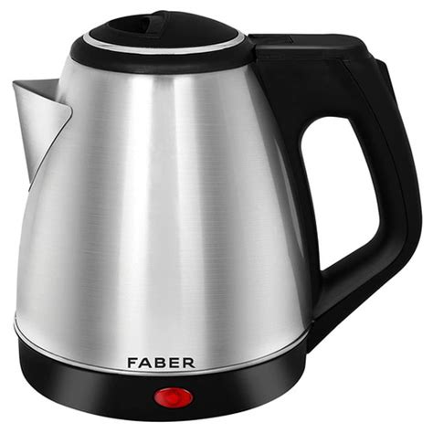 Faber Electric Kettle with Stainless Steel Body, FK 1.2 litres boiler ...