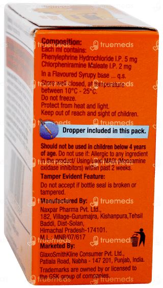 T Minic Orange Flavour Oral Drops – Common Cold Relief in Children