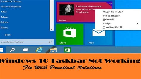 Windows 10 task bar unresponsive - lylopa