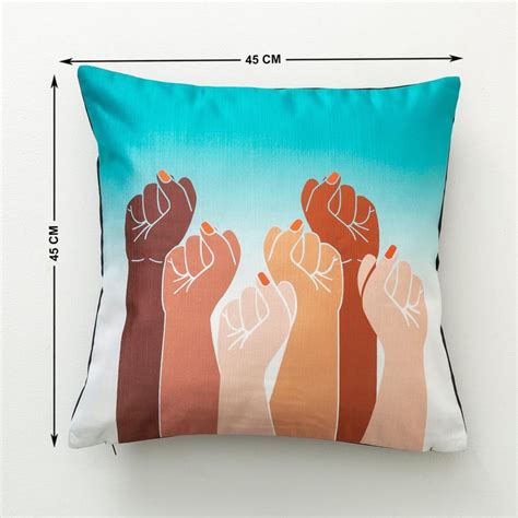 Buy Aurora Digital Printed Cushion- Cotton- Set of 2- 40 x 40 cm from ...