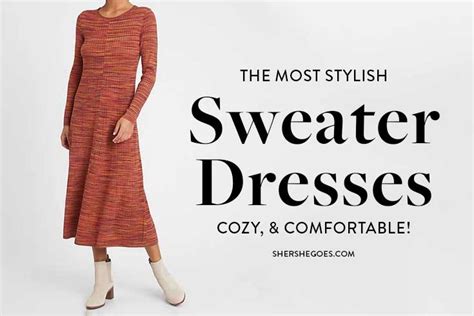 sweater dresses for women