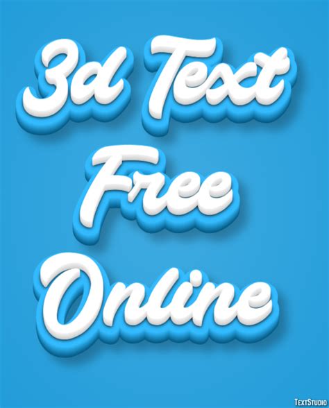 Image result for 3D Text Free Download