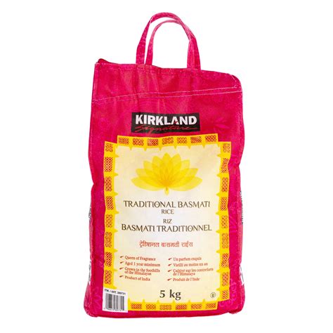 Kirkland Signature Traditional Basmati Rice, 5 kg | Costco