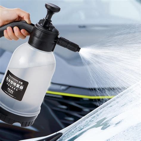 High Pressure Foam Watering Car Wash Water Spray Bottle Air Pressure Hand Pump Sprayer Car Wash ...