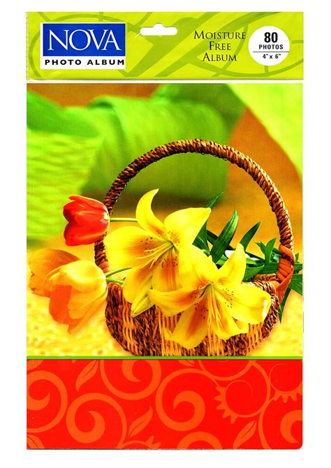 NOVA PHOTO ALBUM Moisture free with 80 PHOTOS Album (Photo Size ...