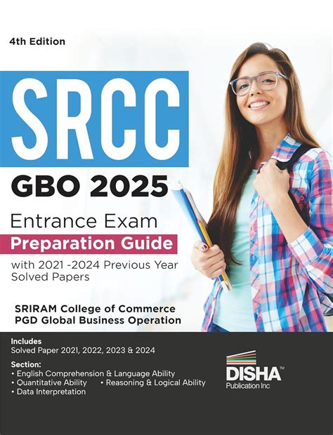 Buy Disha SRCC GBO 2025 Entrance Exam Preparation Guide with 2021 ...