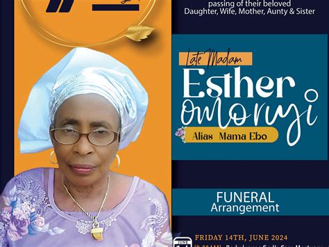 Late MOM (Mrs. ESTHER OMORUYI) by DOWNSIGN on Dribbble