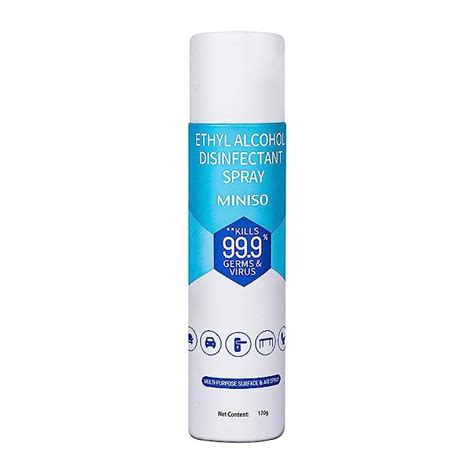 Miniso Ethyl 70% Alcohol Hand Sanitizer Based Disinfectant Spray for ...