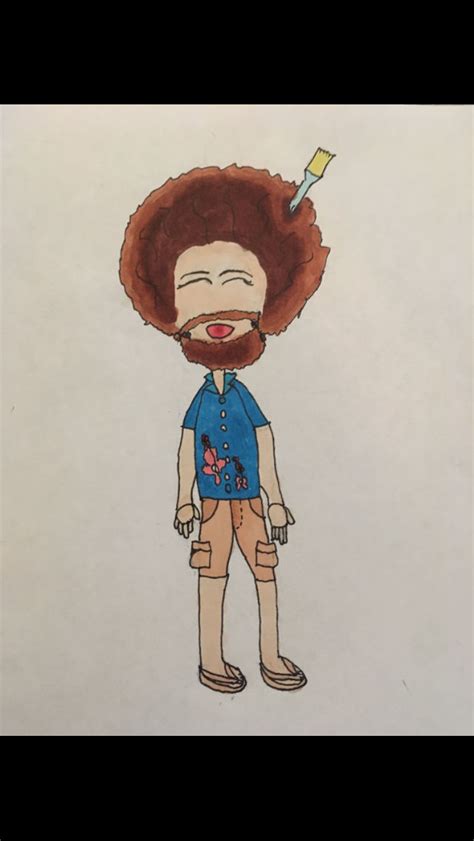 Image result for Bob Ross Drawing Tutorial