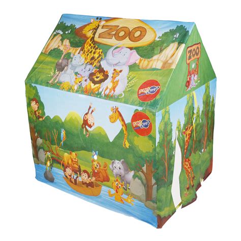 Planet of Toys present Zoo and Jungle Theme Play Tent House for Kids ...