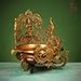 Buy Brass Urli With Goddess Lakshmi & Elephants, 39cm Big Size Golden ...