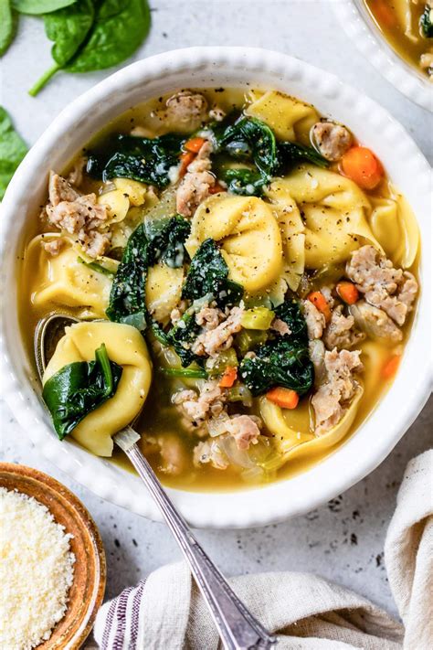 Sausage Tortellini Soup - Skinnytaste - Cooking Home