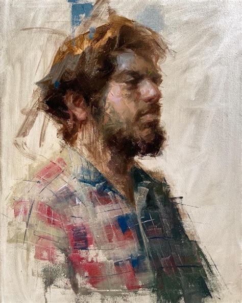 "Breaktime Work": Grey Oil Painting by Abhijeet Patole – ArtZolo.com