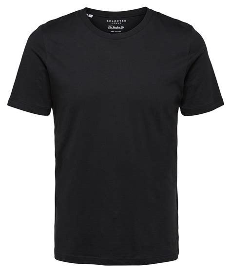 Selected Crew Neck Perfect T-shirt Black | T shirt black, Shirts, T shirt