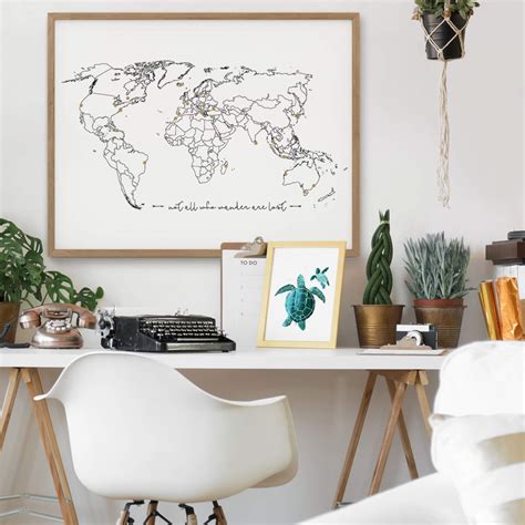 Poster Not who are lost + dots stickers | wall-art.com