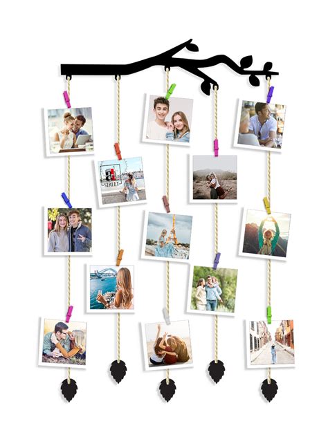 Twig Design Hanging MDF Size;18.5x32Inch.(Black) — ART STREET