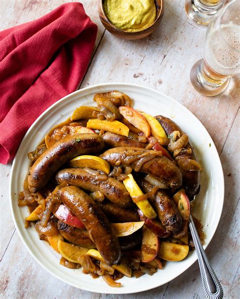 Bratwurst with Beer | Blue Jean Chef - Meredith Laurence