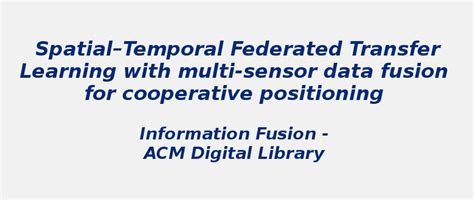 Multi-sensor data fusion for cooperative positioning | S-Logix