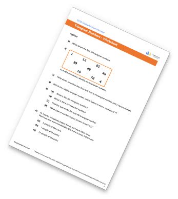 Image result for Triangular Numbers Worksheet.pdf