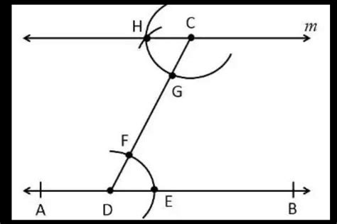draw a line, say AB, take a poin C outside it. through C , draw a line ...