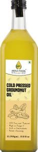 Aroga Foods Cold Pressed Groundnut Oil - 1ltr | Lakdi Ghana | Pure and ...