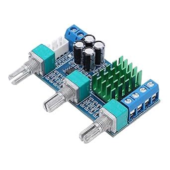 Power Amplifier Module, PCB 2x80W 2 Channels DC12-24V Power Amplifier ...