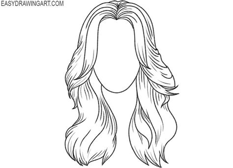 Image result for How to Draw Simple Hair