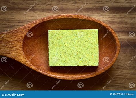 Vegetable Bouillon, Stock or Broth Cube Stock Image - Image of ...