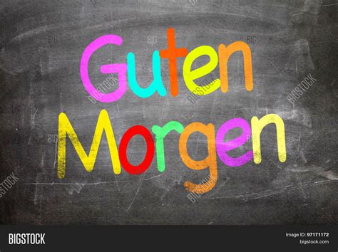 Good Morning ( German Image & Photo (Free Trial) | Bigstock